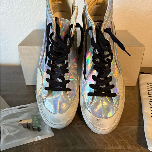  Slides Holographic Sneakers